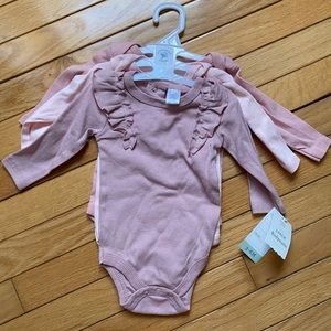 3-pack 100% cotton body suits